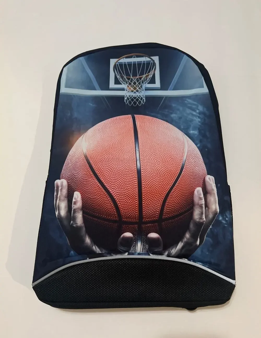 Unisex Basketball Graphics Bookbag Backpack Black New